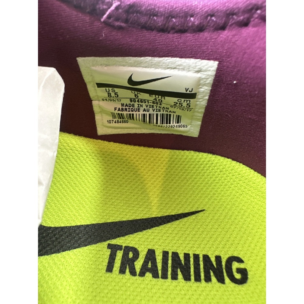 Nike TR 7 904651-603 Tea Berry Purple Running Shoes Sneakers Women's Size 8.5 - Picture 5 of 14